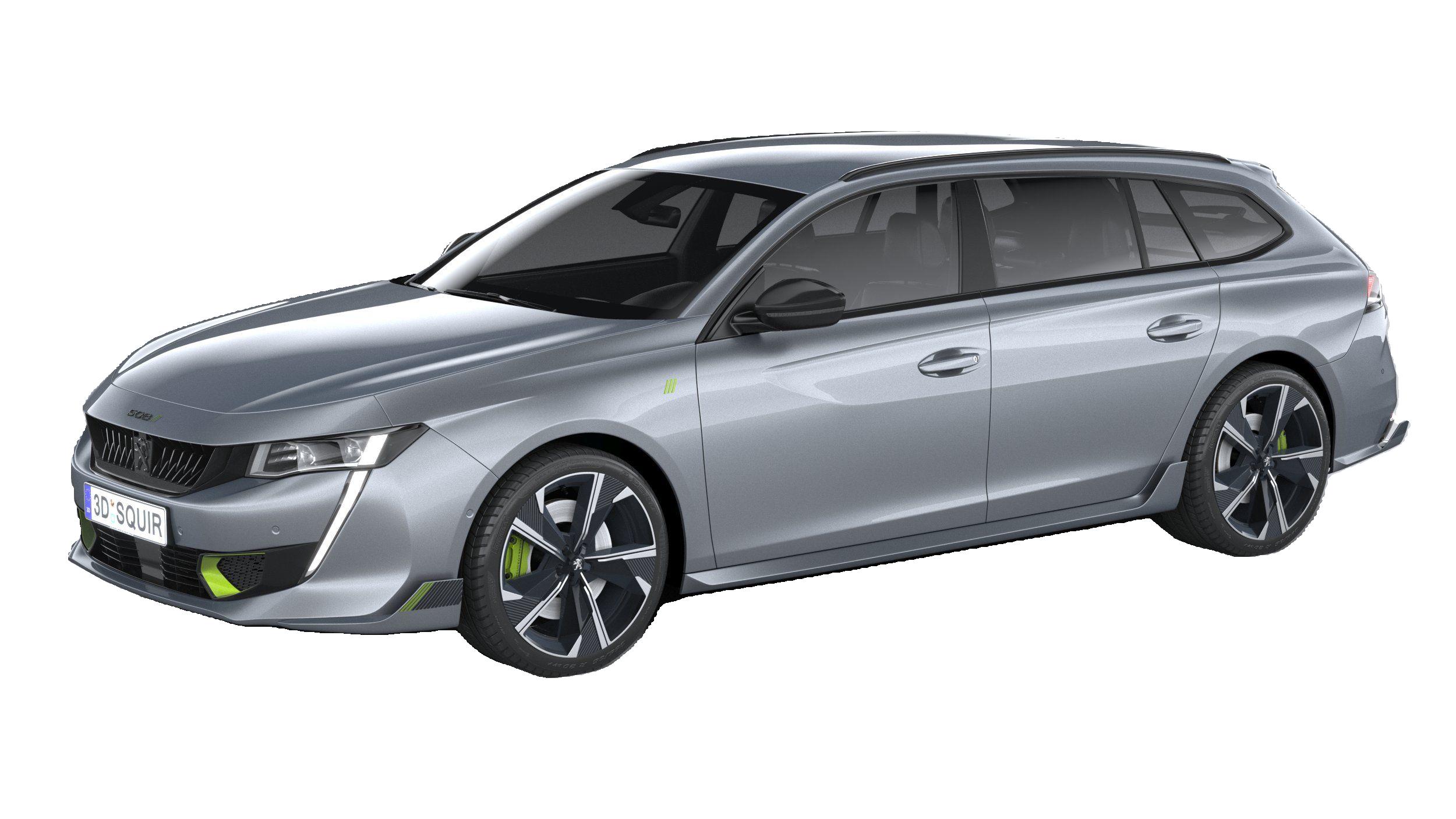Peugeot 508 kombi 2019 integrované lyžiny